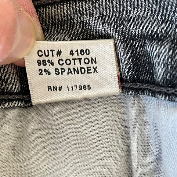 J Brand The Pencil Leg Grey Denim Jeans Low Rise Women's 28 - Irregular - Picture 6 of 7